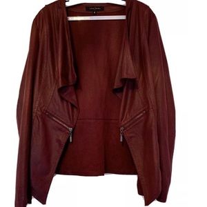 Vintage Jolibel Burgundy Open Jacket
